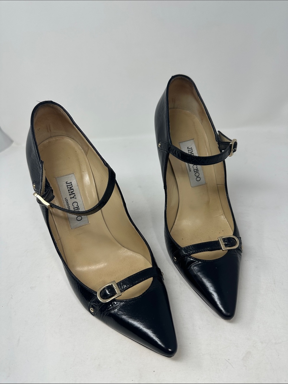 Jimmy Choo heels Size 37 1/2. US Size 7- 7 1/2